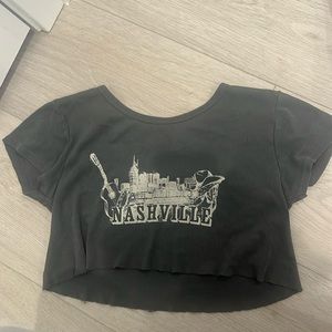 cropped brandy baby tee